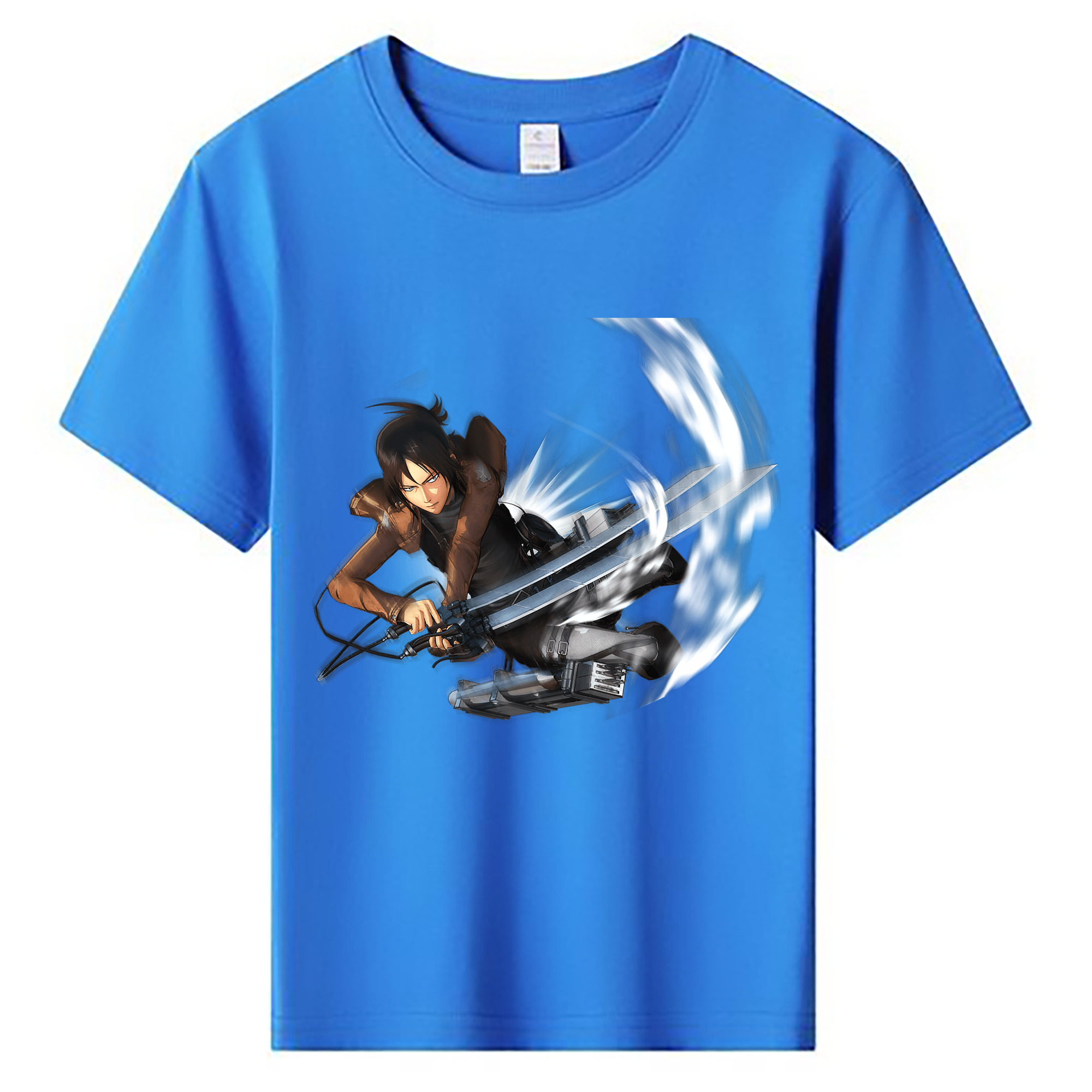 （画像用） 進撃の巨人 Attack on Titan 綿100％キッズTシャツ（フロントプリント）